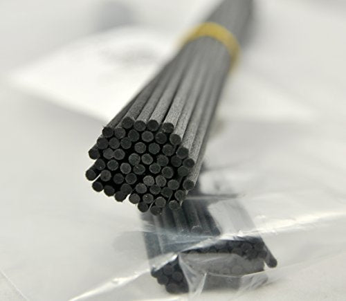 50 Pieces Fiber Reed Diffuser Replacement Refill Sticks for Aroma Fragrance (Black, 12" x3mm) - color: Black, size: 12"x3mm