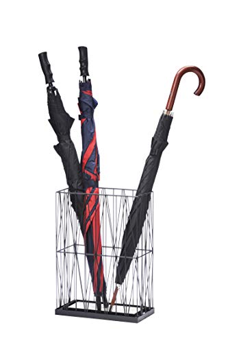 Mango Steam Pluvian Soakstone Umbrella Holder (Rectangle, Black) - color: Black, size: Regular Rectangle