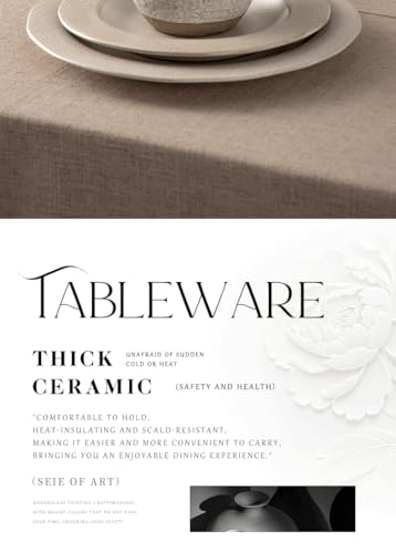 Dinnerware sets plates and bowls sets modern plates,Ceramic Dinnerware Sets,12 Pieces Porcelain Lightweight Plates,Scratch Resistant Dish Set (style - 5, 4 - Set (12pcs)) - color: style - 5