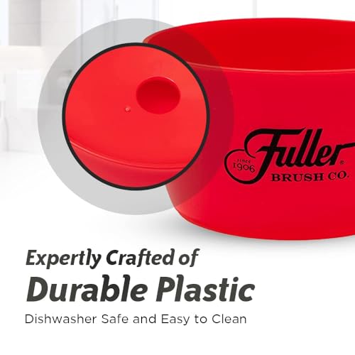 Fuller Brush Handy Holder with Drain Rack – Small Sink Caddy for Organizing Cleaning Sponges & Tools – Removable Drain Tray, Dishwasher Safe – Navy - color: Navy