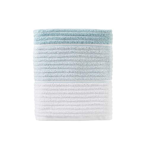 SKL Home Planet Ombre 100% Turkish Cotton Bath Towel, Aqua - color: Planet Ombre, Aqua, style: Bath Towel