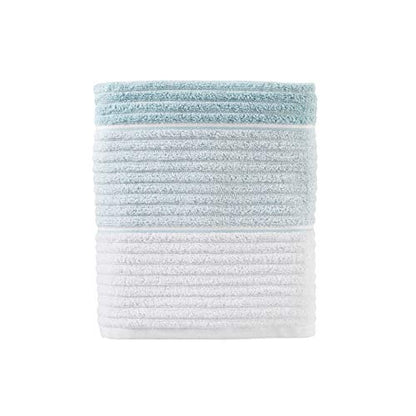 SKL Home Planet Ombre 100% Turkish Cotton Bath Towel, Aqua - color: Planet Ombre, Aqua, style: Bath Towel