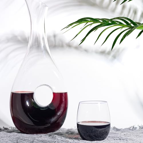 FOCUSLINE 32 Pack Plastic Wine Glasses Stemless, 12 Oz Crystal Clear Disposable Wine Cups, Reusable Plastic Wine Glasses for Parties Weddings, Shatterproof Recyclable and BPA-Free - color: 12OZ-32-CLEAR