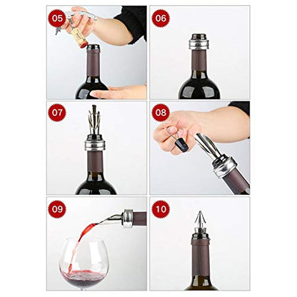 Wine Opener Accessories Gift Set Corkscrew Bottle Opener Kit for Party Gifts