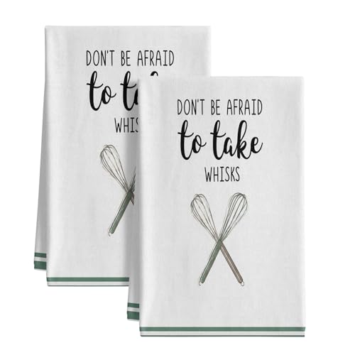 2pcs Kitchen Towels Dish Towels, Kitchen Utensil Crossed Pattern Kitchen Dish Towel Set Kitchen Hand Towel Dish Towels Absorbent Kitchen Towel Tea Towel, for Farmhouse Home Decoration - color: Tea Towels for Cooking and Baking
