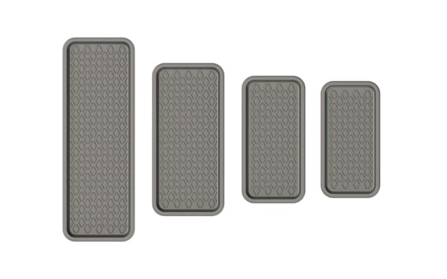 Sun Dolphin Boot Tray for Entryway Indoor, Heavy Duty Plastic Shoe Tray, Water Resistant Shoe Mat Tray Multipurpose Boot Mat - size: Large