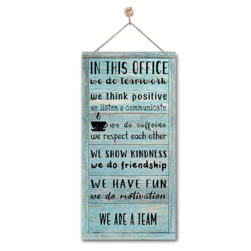 We Are A Team Office Signs Decor - Motivational Quotes Wall Art, Team Gift, Gift for Leader - color: Office03