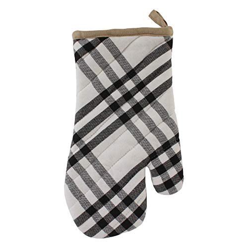 DII Home Sweet Farmhouse Kitchen Collection, Potholder/Oven Mitt/Dishtowel Set, Black, 4 Count - color: Black, size: Potholder/Oven Mitt/Dishtowel Set