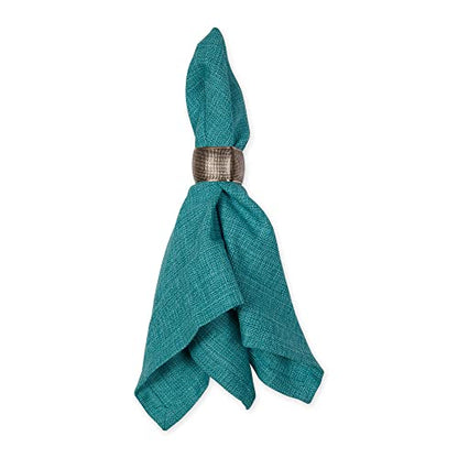 DII Variegated Tabletop Collection, Napkin Set, 20x20, Teal, 6 Piece - color: Teal, size: 20" x 20" (Set of 6)