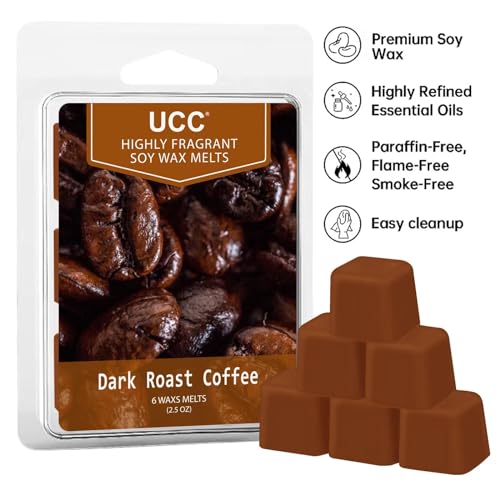 UCC Soy Wax Melts, Strong Scented Wax Cubes, Plant Based Fragrance 4 Pack | Strong scent throw, Clean ingredients, Long lasting, Flameless, Giftable / Home fragrance, Variety Pack - color: SET J