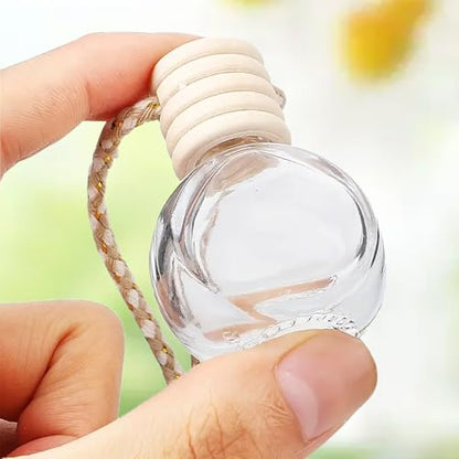 8ml 20pcs pack glass bottles for car reed diffuser perfumes - color: Solid