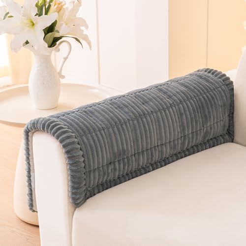 Awjcsv Couch Covers for Dogs Washable, Non Slip Sofa Protector Pet Friendly | Thick, Soft Furniture Cover, Against Pets Hair & Scratch, Fits Leather and Fabric Couches, 27.6" X 27.6" - color: Blue-grey, size: 27.6" X 27.6"