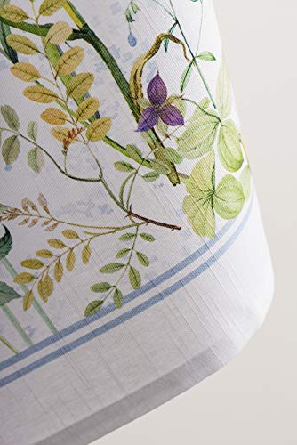 Maison d' Hermine Kitchen Towels Set of 3 Reusable 100% Cotton 27.50" x 20" | Cloth Tea Dish Towels Absorbent with Hanging Loop for Kitchen Dining Party Wedding Hotel Home Spring Summer - Fleurs De Mai - color: 004 - Fleurs De Mai