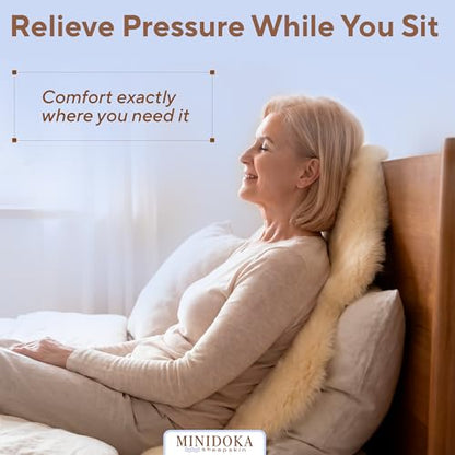 Medical Sheepskin for Bedsores, Oeko-Tex Lambskin Pad 24 x 41 in, Shorn | Dense shorn medical lambskin helps relieve pressure points on bed, wheelchair, or recliner. Oeko-Tex certified.