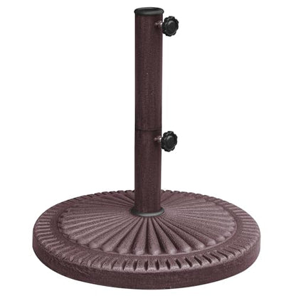 66-lb Weather Resistant Umbrella Base in Bronze Resin Finish