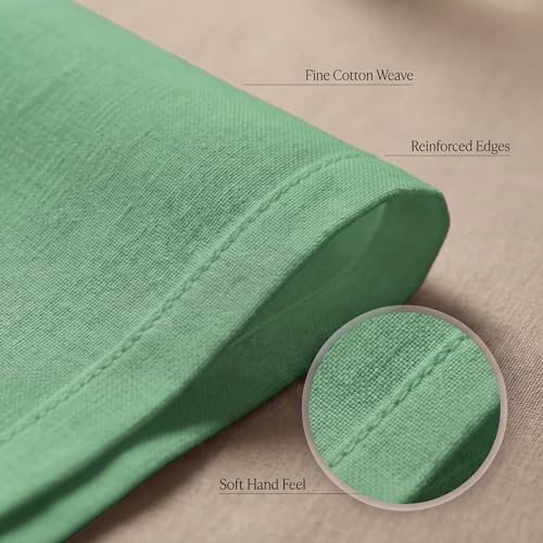 Urban Villa Cloth Napkins Cotton 20x20 (Set of 12) Geen - color: 020 Green, size: 20" x 20" (Set of 12)