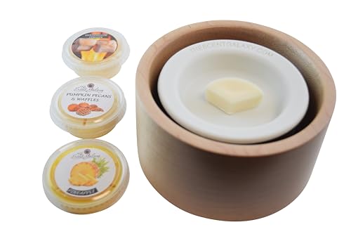 Premium Wax Melt Cups, 10 Pack, Multiple Scents Including Pineapple, Marshmallow Fireside, Balsam Cedar, Salted Caramel