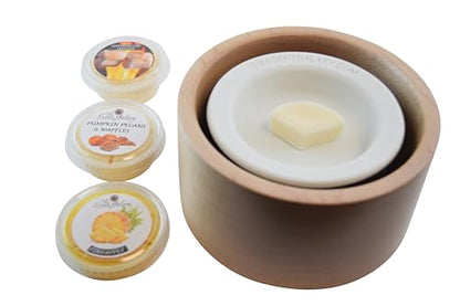 Premium Wax Melt Cups, 10 Pack, Multiple Scents Including Pineapple, Marshmallow Fireside, Balsam Cedar, Salted Caramel