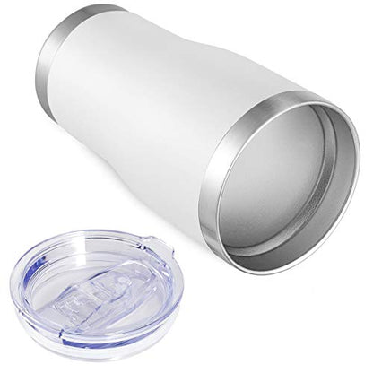 VEGOND 20oz Tumbler Stainless Steel Tumbler Cup with Lid And Straw Vacuum Insulated Double Wall Travel Coffee Mug(White 6 Pack) - color: White, size: 6 Count (Pack of 1)