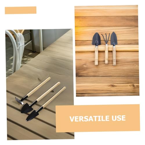 Happyyami 9pcs Mini Garden Tool Set for Indoor Plants and Herb Gardens – Hand Trowels and Cultivators with Metal Blades, Small Handles for Flower Planting and Soil Loosening