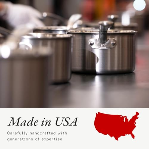 Made In Cookware - 10-Inch Stainless Steel Frying Pan - 5 Ply Stainless Clad - Professional Cookware - Crafted in USA - Induction Compatible - size: 10"