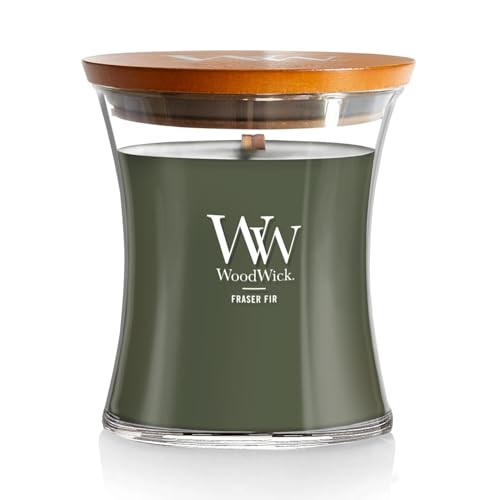 WoodWick Fraser Fir Medium Hourglass Candle,10 Oz - color: Fraser Fir, size: 9.7oz