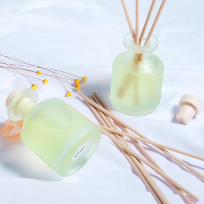 Reed Diffuser - Clean Linen 3.38oz (100ml) 2 Pack Essential Oil Reed Diffuser Set with 16 Sticks, Long Lasting Fragrance for Home, Bathroom, Bedroom, Room, Decor - size: 3.38 oz/2 pack