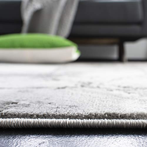 SAFAVIEH Craft Collection Accent Rug - 2'3" x 4', Grey & Silver, Modern Abstract Design, Non-Shedding & Easy Care, Ideal for High Traffic Areas in Entryway, Living Room, Bedroom (CFT877G) - color: Grey/Silver, size: 2'3" x 4' (Rectangular)