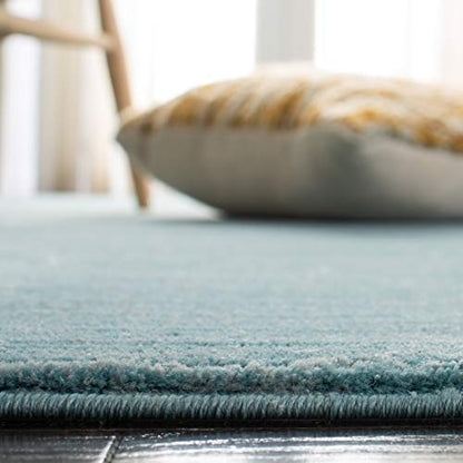 SAFAVIEH Vision Collection Runner Rug - 2'2" x 6', Aqua, Modern Ombre Design, Non-Shedding & Easy to Clean, Ideal for Entryway, Foyer, Bedroom (VSN606B) - color: Aqua, size: 2'2" x 6' (Runner)
