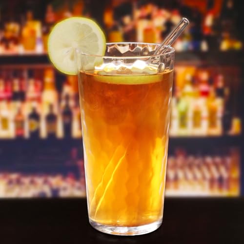 BPA-Free Plastic Tumblers 8 Pack (8x22oz) | Reusable Dishwasher Safe | Stackable Shatterproof Cups | Plastic Drinkware & Drinking Tumblers for Restaurant, Home, Party - color: Transparent, size: 8-Pack