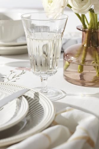 Lenox French Perle Groove White Dinnerware Set with Accent Plates | dishwasher safe, microwave safe | includes dinner plates, accent plates, and bowls | kitchen and dining essential - style: 12-Piece Place Setting