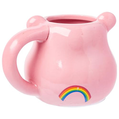 Silver Buffalo Care Bears 4 Piece Sculpted Ceramic Mini Mug Set Featuring Cheer, Grumpy, Share, and Tenderheart Bear, 4 Ounces - color: Multicolor