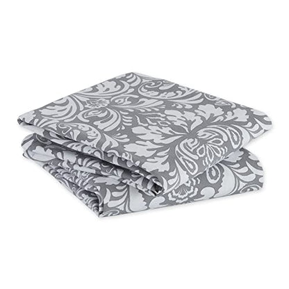 DII Cotton Dish Towel Set Damask Print, 18x28, Gray, 2 Count - color: Gray, size: Dishtowel, 18x28"