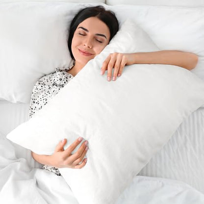 BEDELITE Flannel Pillowcases Standard Set of 2, Bright White, 20x26 Inches | Super Cozy Fuzzy Velvet Pillow Shams with Zipper Closure, Soft Fleece Pillowcases for Bedroom, Sofa, Couch, All-Season Use - color: Bright White, size: 26" x 20" (Pack of 2)