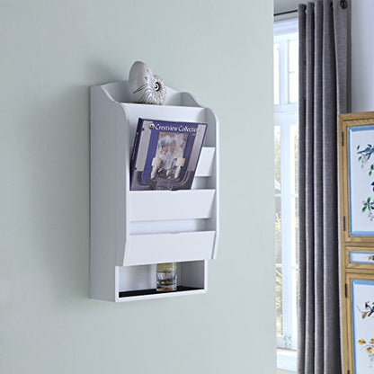 Proman Products WM17040 Door Entry Organizer, White - color: White