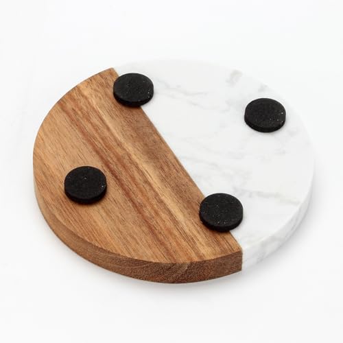House Warming Gifts New Home, New House Housewarming Gifts, Unique Housewarming Gift Baskets for New House, First Home Gift, Home Sweet Home Serving Board Coasters for New Home Couple - color: Brown-White