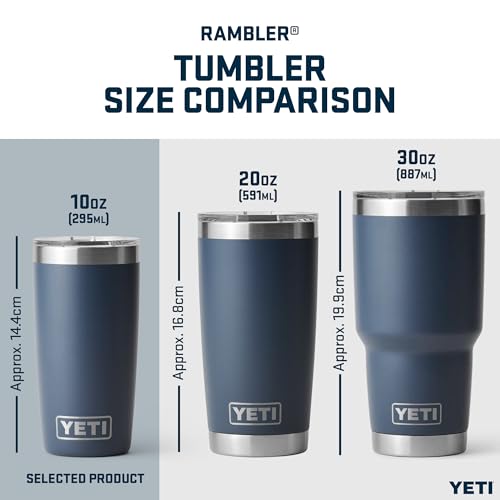 YETI Rambler 10 oz (295 ml) Tumbler with Removable Magslider Lid, Stainless Steel Vacuum Insulated Coffee Cup, Ridgeline - color: Ridgeline