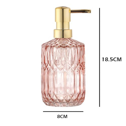 YunNasi Soap Dispenser with Pump Refillable | Liquid Hand Soap Dish Soap Dispensers for Bathroom Counter, Kitchen Sink, Pink - color: Pink