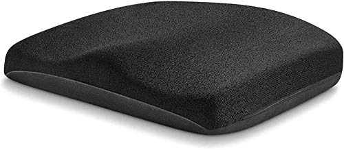 Tsumbay Memory Foam Seat Cushion - XL Size (16.9”x15”), Firm Support Coccyx Cushion for Office Chair, Tailbone Pain Relief with Removable Washable Cover & Handle for Car, Wheelchair - size: 16.9”X15.0”X2.2”