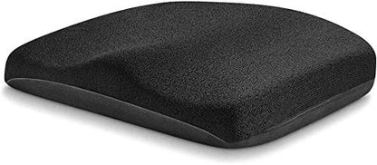 Tsumbay Memory Foam Seat Cushion - XL Size (16.9”x15”), Firm Support Coccyx Cushion for Office Chair, Tailbone Pain Relief with Removable Washable Cover & Handle for Car, Wheelchair - size: 16.9”X15.0”X2.2”