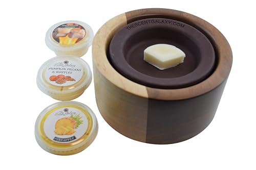 Premium Wax Melt Cups, 10 Pack, Multiple Scents Including Pineapple, Marshmallow Fireside, Balsam Cedar, Salted Caramel