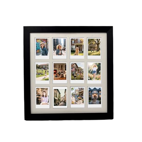 Polaroid Picture Frame Collage 2x3 Instax Mini Film-12 Openings - size: 13.85×12.6