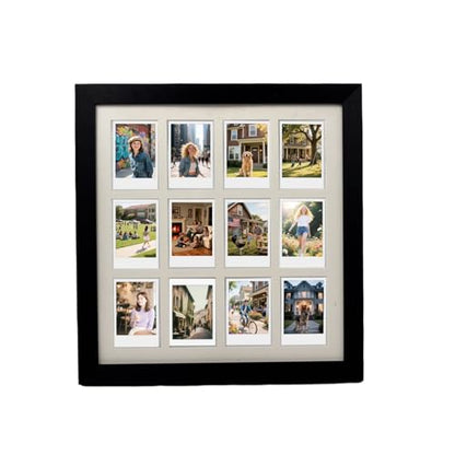 Polaroid Picture Frame Collage 2x3 Instax Mini Film-12 Openings - size: 13.85×12.6