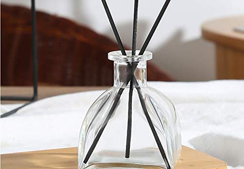 50ml/1.69 Fl Oz Square Glass Diffuser Bottles, DIY Replacement Reed Diffuser Jars, Fragrance Accessories for Diffuser Sets - size: 1.7 Ounces