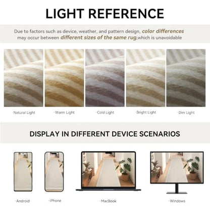 Hallway Kitchen Runner Rug Non-Slip Low Pile Washable Rug Beige 2x5ft | Soft Entryr Mat Carpet TPR Backing , Thin Profile, Abstract Pattern for Bedroom, Bathroom, Entryway Long Runners, Easy Clean - color: Beige, size: 2' x 5'