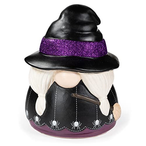 ScentSationals Glitter Witch Gnome - Wax Warmer for Scented Wax Melts | Halloween Decor, Candle Wax Melt Warmer for Long Lasting Home Fragrance - style: Glitter Witch