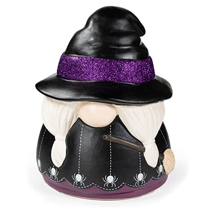 ScentSationals Glitter Witch Gnome - Wax Warmer for Scented Wax Melts | Halloween Decor, Candle Wax Melt Warmer for Long Lasting Home Fragrance - style: Glitter Witch