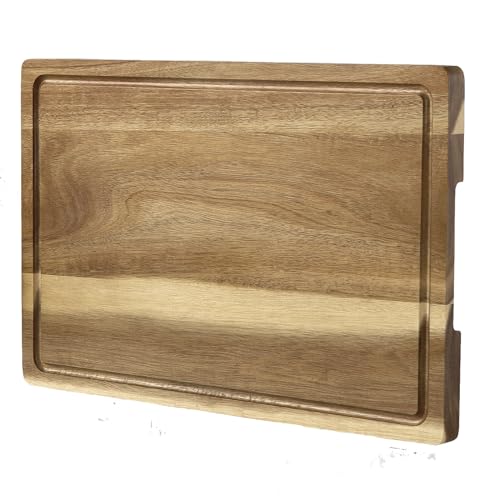 GAOMON 18 x 12 In Acacia Cutting Board for Kitchen, Extra Large Charcuterie Cheese Platter Serving Tray, Food Prep and Serving Boards, Chopping Boards for Meal Vegetables and Cheese - size: 18"L x 12"W