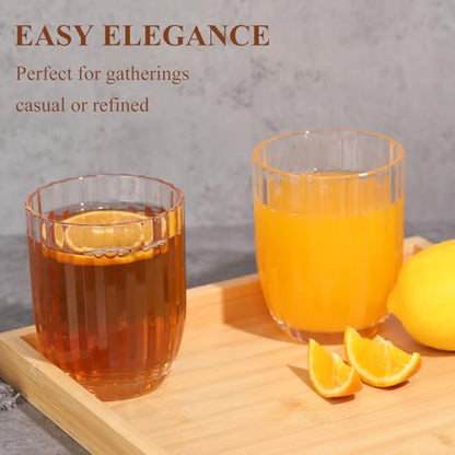 Acrylic Clear Highball Plastic Cups | Plastic Reusable Tumblers 15oz (Set of 6) | Stackable | BPA-free Tumblers | Shatterproof | Top-rack Dishwasher Safe - color: Transparent, size: 15 Ounces