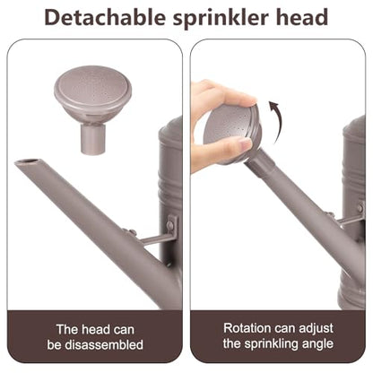DOITOOL Multi-Purpose Indoor Watering Can with Long Spout Garden Tool for Delicate Flower Watering and Houseplants Ergonomic Handle for Easy Use